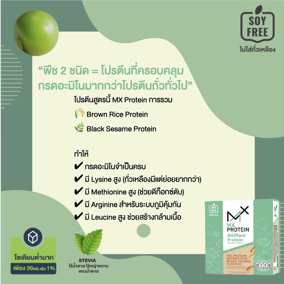 ทำไม MX ถึงใช้ “ข้าว + งา” แทนถั่วเหลือง?